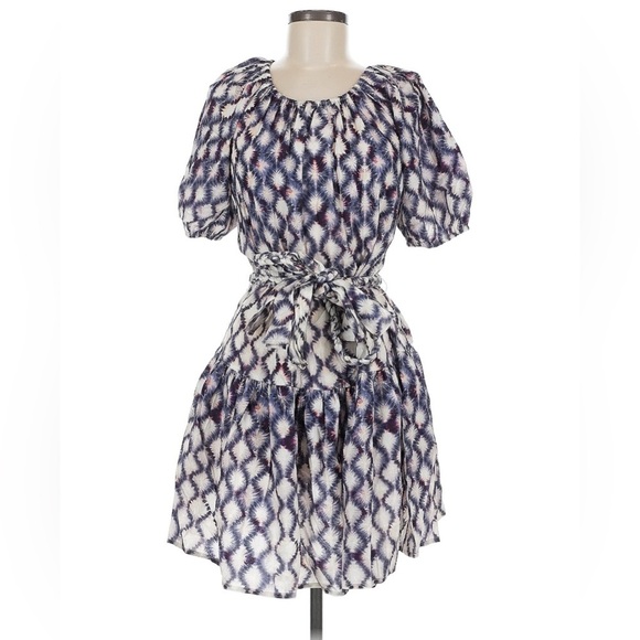 RAILS EMMALINE Mini DRESS - IRIS SHIBORI Print Size Medium - Picture 4 of 11